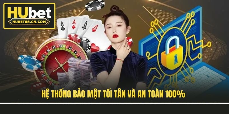Hệ thống bảo mật tối tân và an toàn 100%